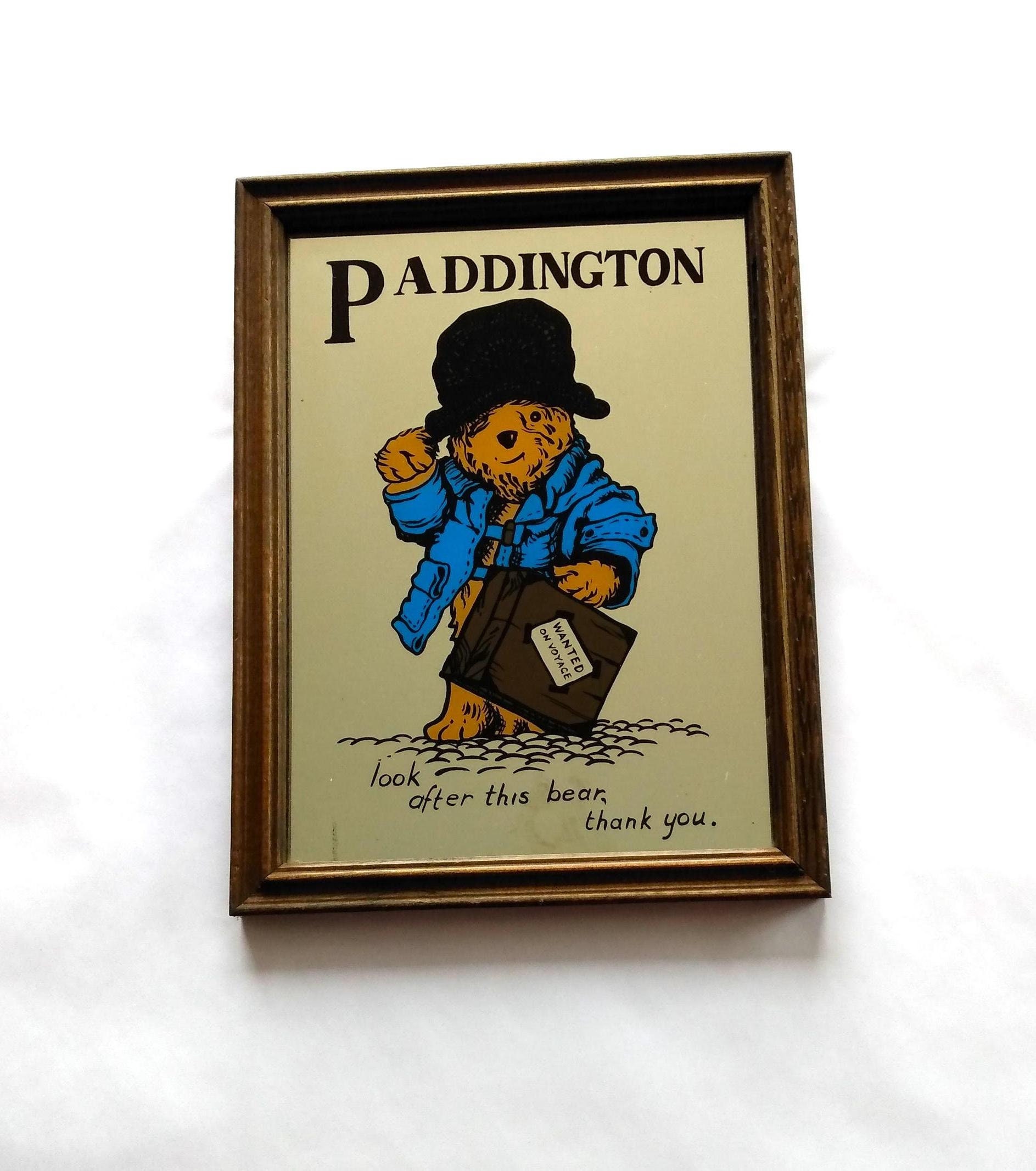 Vintage Paddington Bear Mirror - Etsy Vintage Paddington Bear Mirror - Etsy