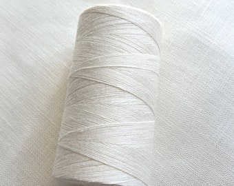 White Linen Threads 500 m Spool Choose 1 or 5 spools hand & machine quilting sewing craft lace jewelry Art Shopa Craft