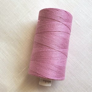 Light Pink Violet Linen Threads 500 m Spool Choose 1 or 5 spools hand & machine quilting sewing craft lace jewelry Art Shopa Craft