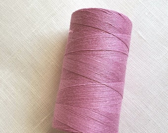 Light Pink Violet Linen Threads 500 m Spool Choose 1 or 5 spools hand & machine quilting sewing craft lace jewelry Art Shopa Craft