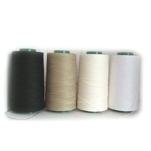 Natural Linen Thread Spool 1000 m hand & machine sewing