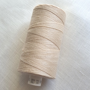 Beige Linen Threads 500 m Spool Choose 1 or 5 spools hand & machine quilting sewing craft lace jewelry Art Shopa Craft