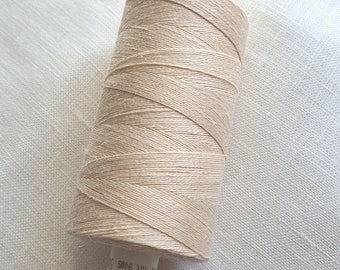 Beige Linen Threads 500 m Spool Choose 1 or 5 spools hand & machine quilting sewing craft lace jewelry Art Shopa Craft