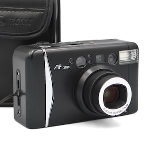 Vintage 35 mm Point and Shoot Film Kamera 35 mm Film getestet und ARBEITEN 35 mm Vintage Kamera kompakte analoge Kameratasche 35 mm Kamera schwarz Fall