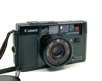 Vintage Canon AF35M Camera Compact 35mm Film Point and Shoot Vintage Film Camera Film TESTED and WORKING Vintage 35mm Lomo Analog Lomography
