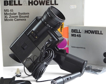 Boxed Like New Mamiya Made Bell & Howell MS-45 80s Vintage Super 8 Video Camera Super8 Camera Super 8 Film Tested Camera Super 8 Camera