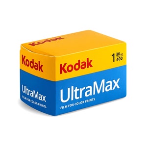 Kodak UltraMax 400 35mm Film 36 Exposures Film Kodak Film Roll 35mm Camera Film Cameras Analogue Film Kodak Film Kodak 400 Film 35mm