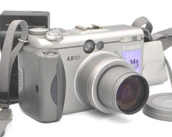 Y2K Vintage Canon Powershot G3 4.0MP Compact Digital Camera - Full