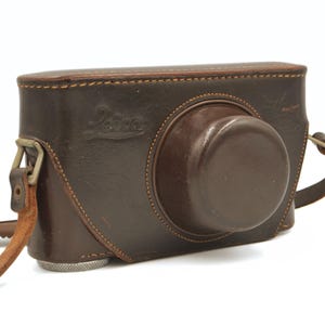 Leica IIIc 戦後モデル INDUSTAR-50 5cm 革ケース付 Leica Iiic Case