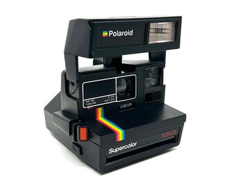 Vintage Polaroid 635 CL Supercolor Instant 600 Film Retro Camera Film GETEST en WERKEN jaren '80 Polaroid 600 Film Instant Film Herbruikbare Camera