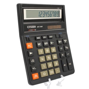 Vintage Electronic Desktop Calculator Citizen 12-Digit Desktop Solar Calculator Vintage Calculator Work Student Electronic Calculator Gift