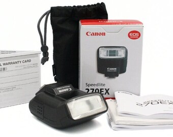 Like New Canon Speedlite 270EX Shoe Mount Flash Electronic Flash Film Camera Digital Camera Flash Camera Gifts Accessories Speedlite Flash