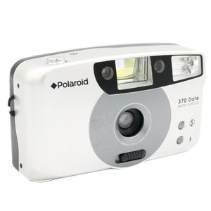 Polaroid 370 AF Date Back Compact 35mm Camera Point and Shoot Film Camera Film TESTED and WORKING 35mm Film Point and Shoot Reusable Camera