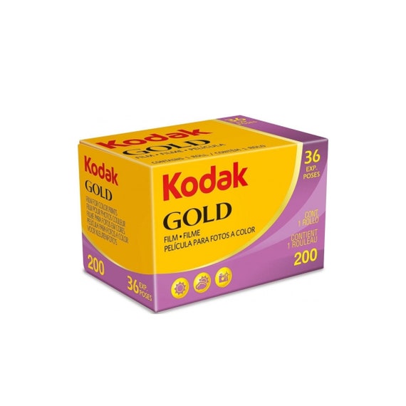 Kodak Gold 200 35mm Film 36 Exposures Film Kodak Gold Film Roll 35mm Camera  Film Cameras Analogue Film Kodak Film Kodak Gold 200 Film 35mm