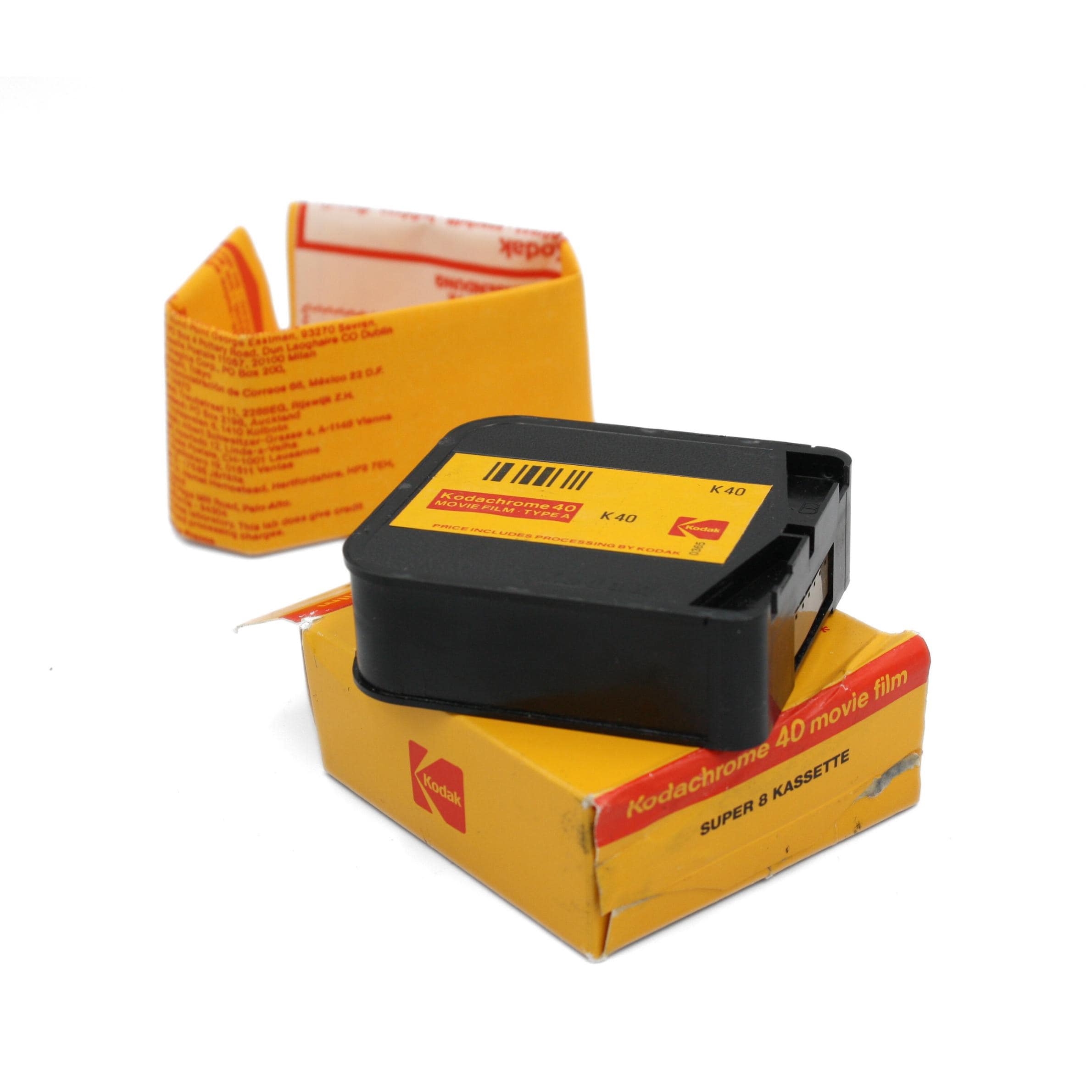 Open Box 1994 Expired Kodak Super 8 Cassette Kodachrome 40 Type A