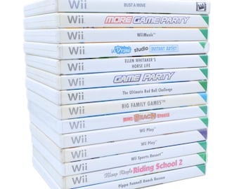 Nintendo Wii Spiele PAL – Wählen Sie Ihr Wii Spiele-Bundle – Wii Sports Resort, Wii Play, Game Party, Reiterspiele, alle wurden getestet und funktionieren