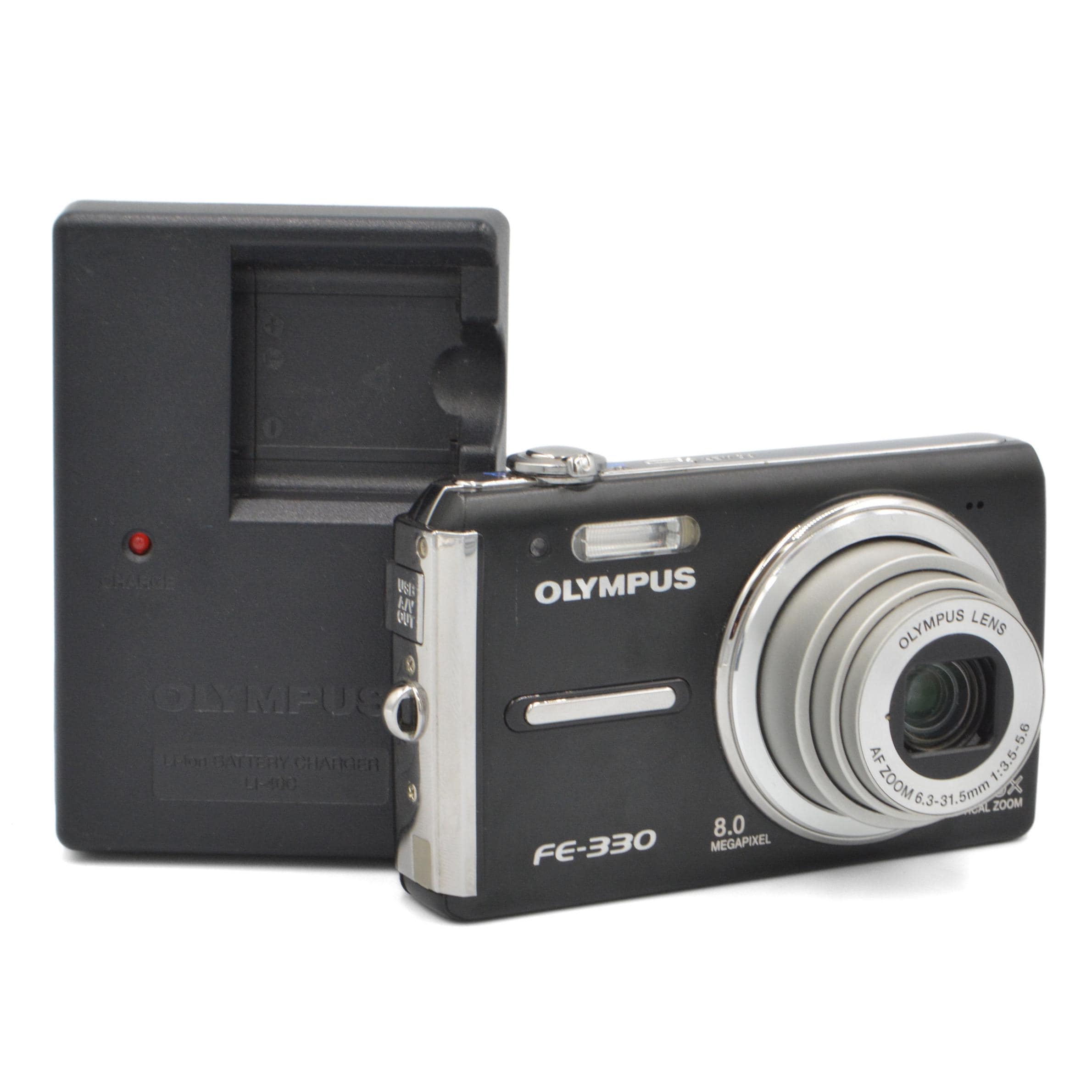 Y2K Digital Camera Olympus FE-330 Zoom Lens Vintage Olympus Camera