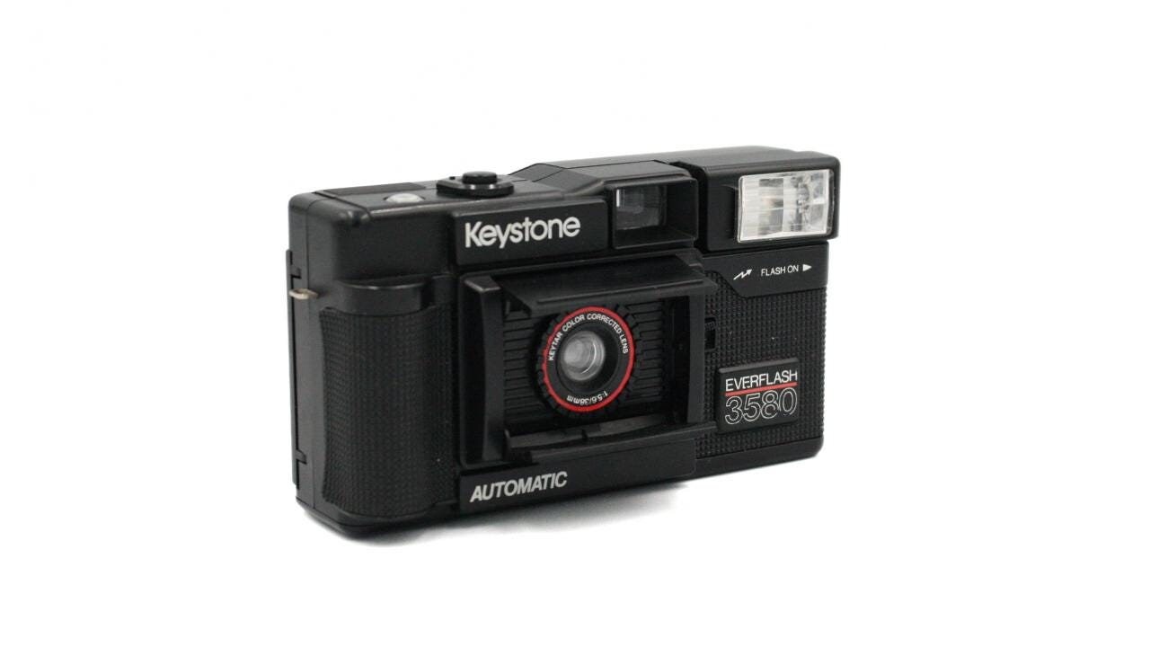 Made in USA Vintage 35mm Point and Shoot Film Camera Keystone Camera Film TESTED and WORKING 35mm Film Vintage Camera 35mm Reusable Camera