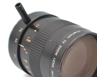70s Vintage Canon TV Zoom Lens J6x12 12–75mm F/1.4 - Vintage