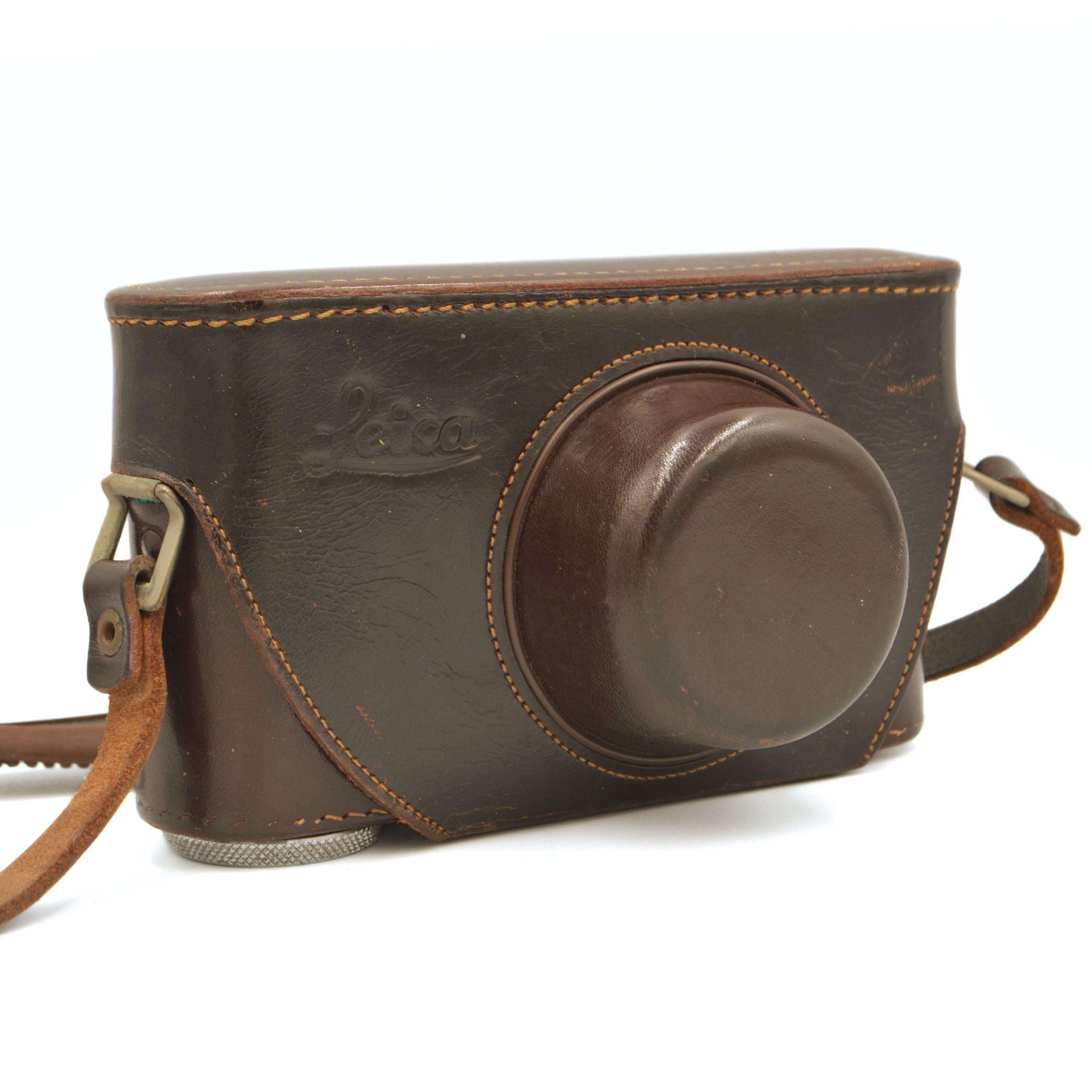 Leica IIIc 戦後モデル INDUSTAR-50 5cm 革ケース付 Original Leica Iiig Eveready Brown Leather Camera Case - 50s