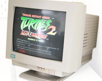 ベージュ CRTモニター 中型 3Dプリント製レトロ風ミニCRTモニター - Etsy 日本