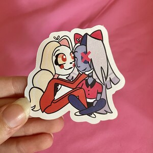 Charlie and Vaggie Hazbin Hotel Sticker