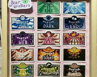 The Magnus Archives 14 Fears Stickers!!