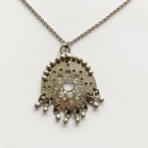 Juhani Vuorisalmi, Pewter modernist pendant, Finland 1970s