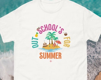 Schools Out For Summer : Summer Celebration With Colorful Tee!