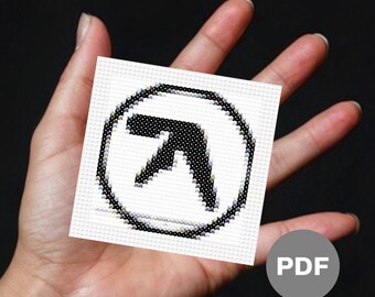 Album Cover (36) Mini Cross Stitch Pattern – Small Pixel Art (Digital PDF)