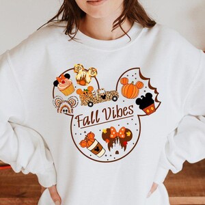 Spooky Season Sweatshirt, Disney Fall Sweatshirt, Disney Family Trip Sweatshirt, Mickey Fall Vibes Sweatshirt, Disney Halloween Sweatshirt