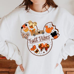 Spooky Season Sweatshirt, Disney Fall Sweatshirt, Disney Family Trip Sweatshirt, Mickey Fall Vibes Sweatshirt, Disney Halloween Sweatshirt