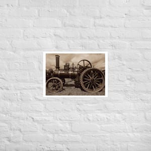 Poster - Vintage Steam engine