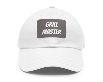 GRILL MASTER - Chapeau avec empiècement en cuir (rectangle)