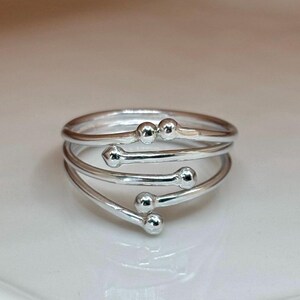 Silver Chunky Ring, 925 silver ring, rings for women, sterling silver ring, chic ring, silver statement rings, gift for her, stackable ring
