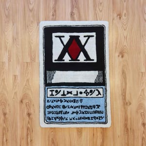 Handmade HunterxHunter License Card Rug