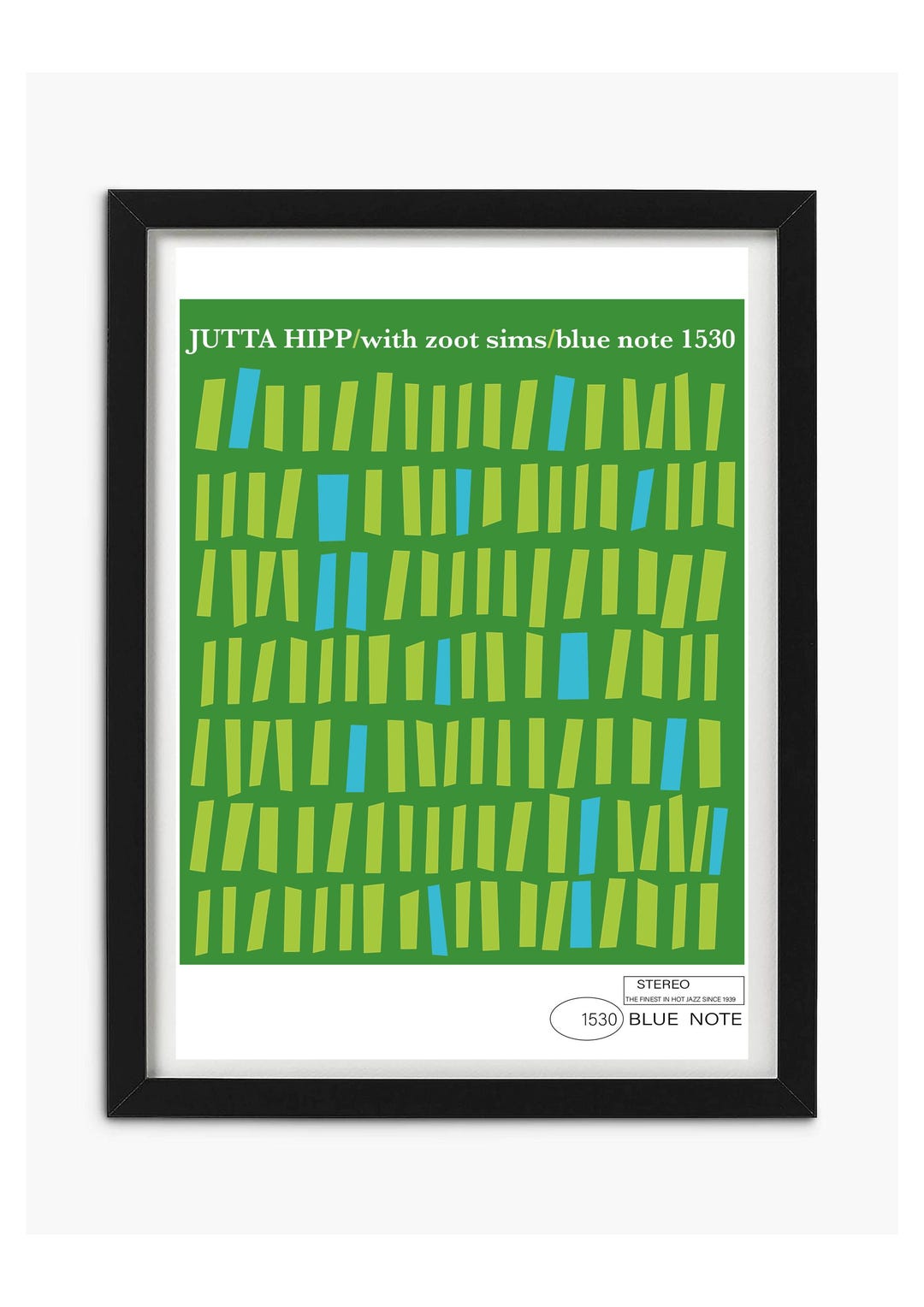 Jutta Hipp &frasl; Zoot Sims Digital Print, Retro Music Printable Wall Art