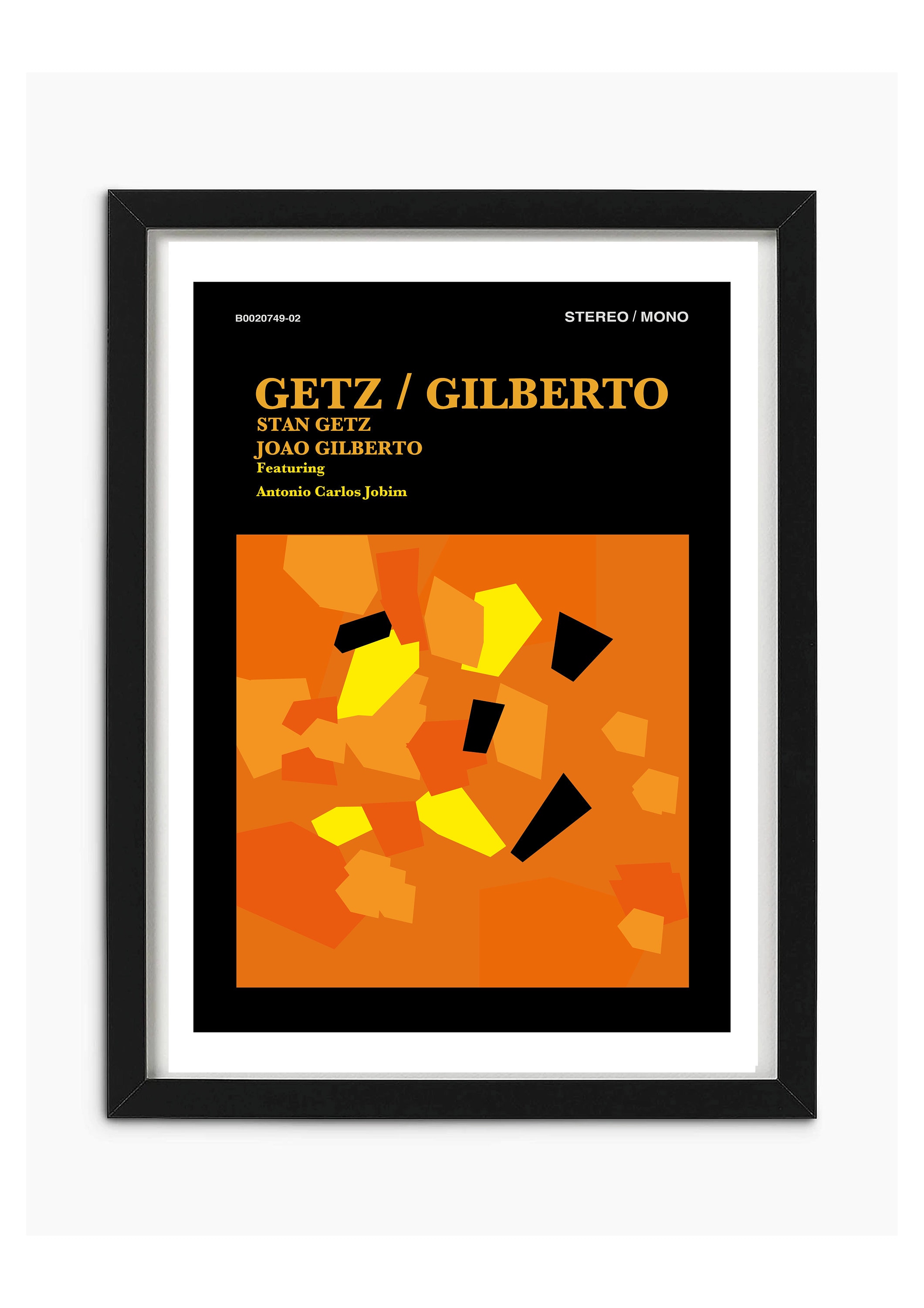 Getz / Gilberto Digital Print, Jazz Music Printable Wall Art