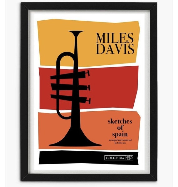 ミュージシャン Miles Davis vintage poster s-l400.jpg