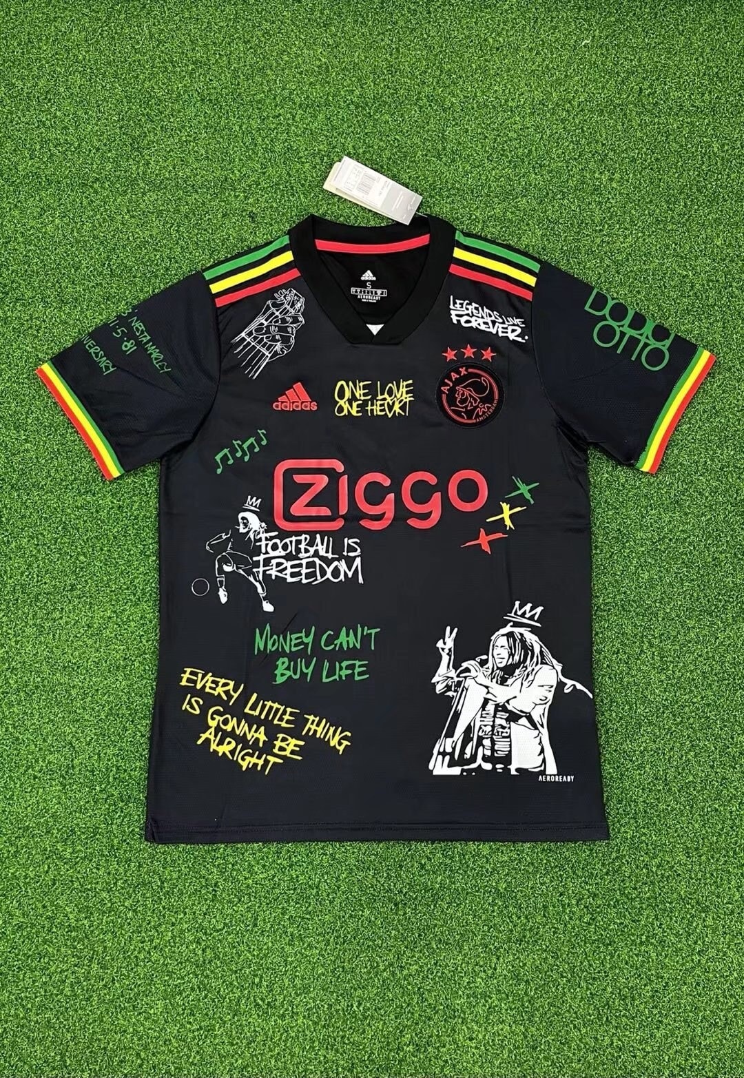 Ajax Third Bob Marley JERSEY KIT SHIRT Etsy