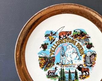 Souvenir Plate from Yellowstone