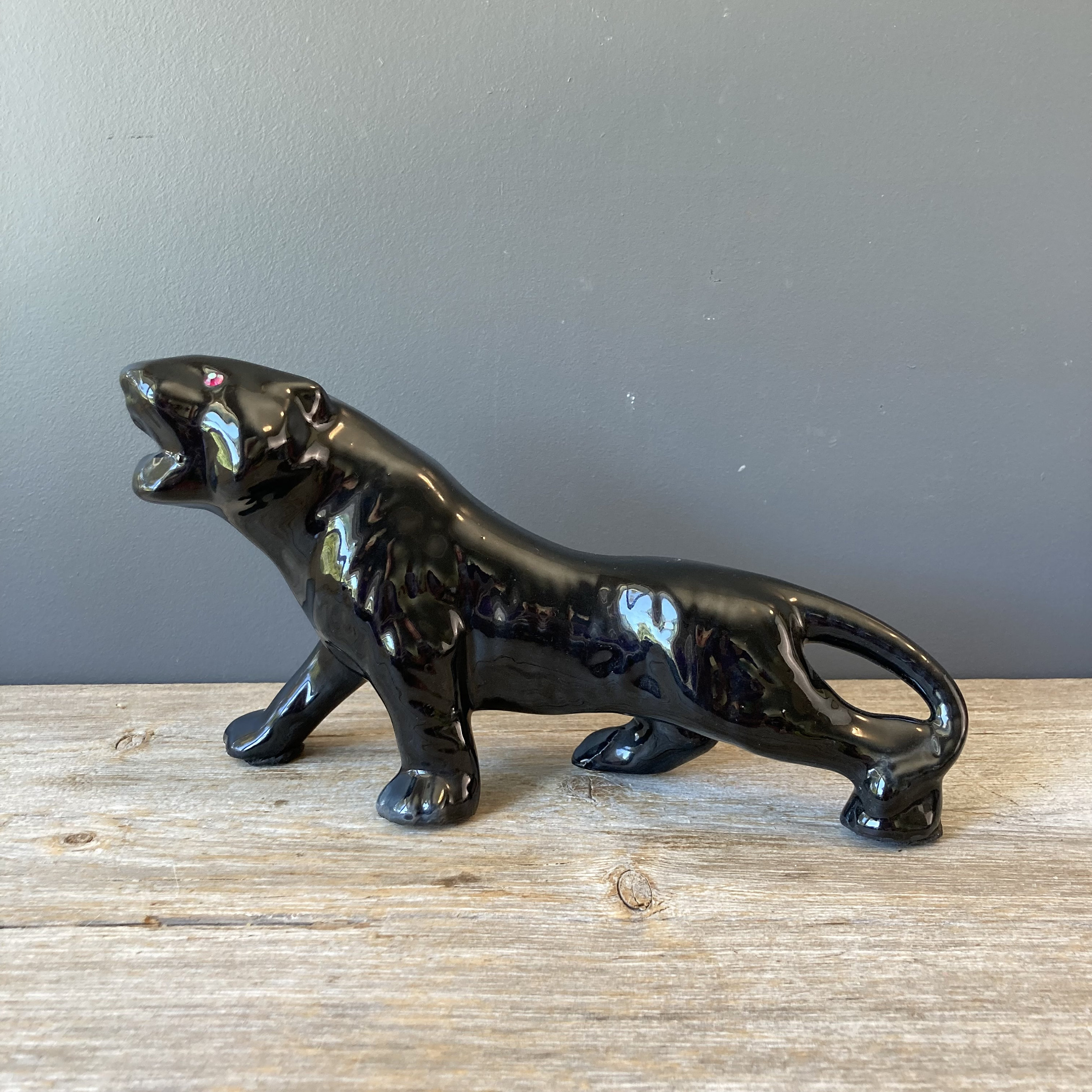 Vintage黒豹(BLACK PANTHER）ブロンズ　オブジェ Vintage黒豹(BLACK PANTHER）ブロンズ オブジェ Vintage Black