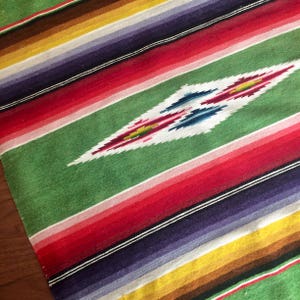 Wool Saltillo Rug - Wool Saltillo Tablerunner