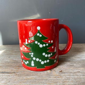 Vintage Waechtersbach Christmas Mug - Christmas Tree Mug