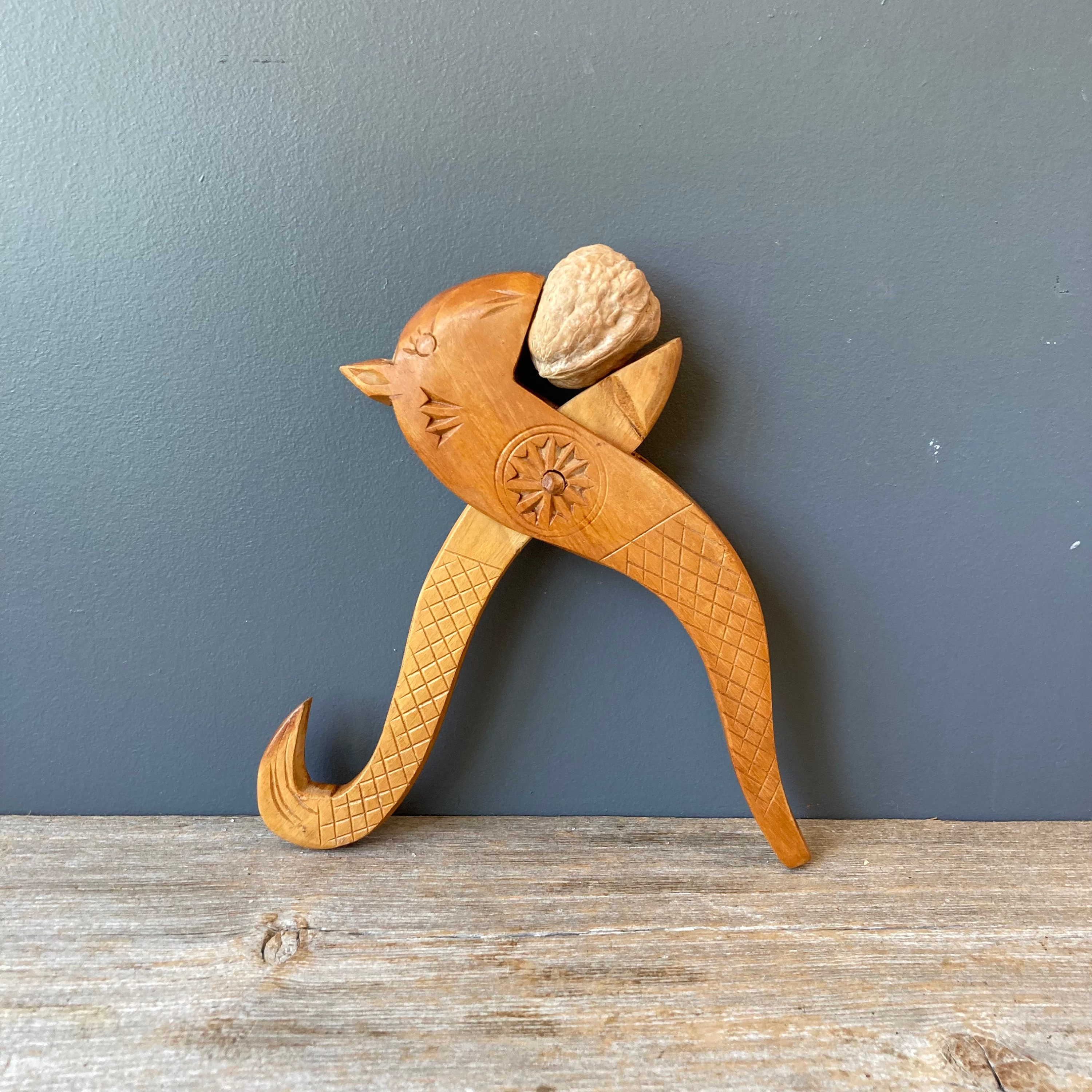 Vintage Carved Eastern European Nutcracker - Carved Nut Cracker