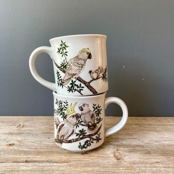 Vintage Otagiri Cockatoo Mug  - Made in Japan Mug