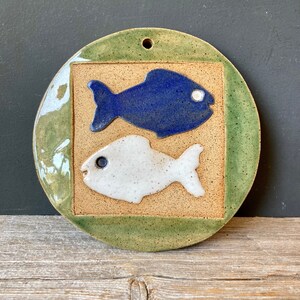 1976 Wall Plaque/ Trivet Fish Trivet image 2