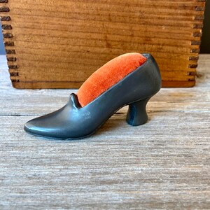 Metal Shoe Vintage Pincushion- Made in Japan