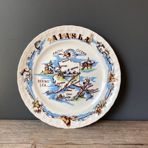 Souvenir Plate from Alaska