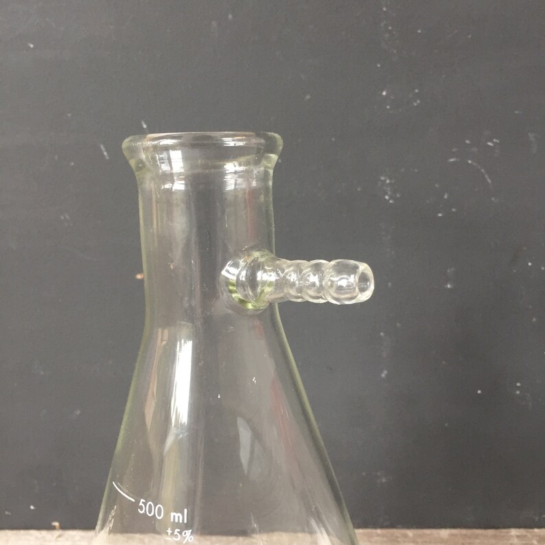 Vintage Pyrex Science Beaker with Gas Attachment Science Vase